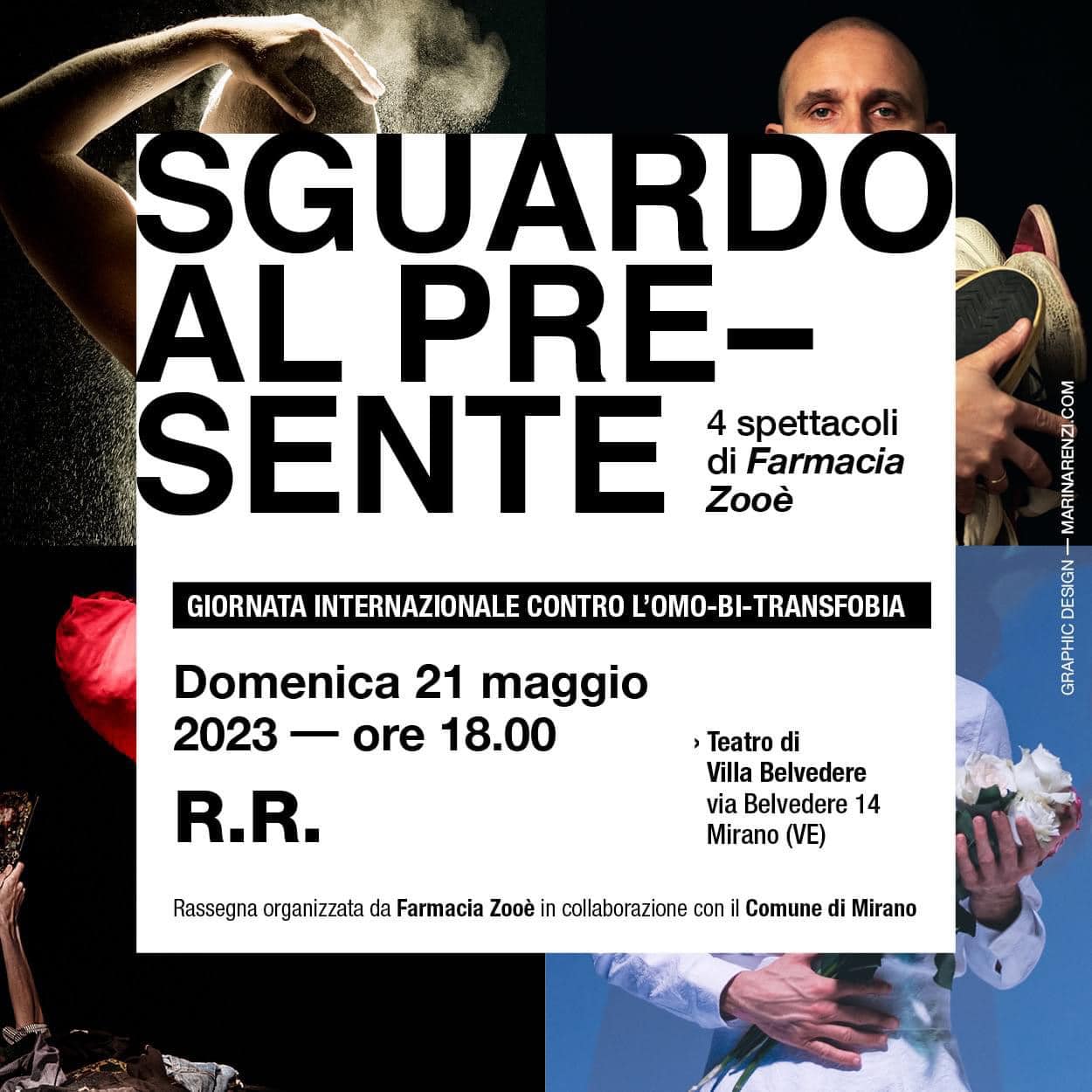 Domenica 21 maggio “R.R.” al Teatro Belvedere alle 18.00