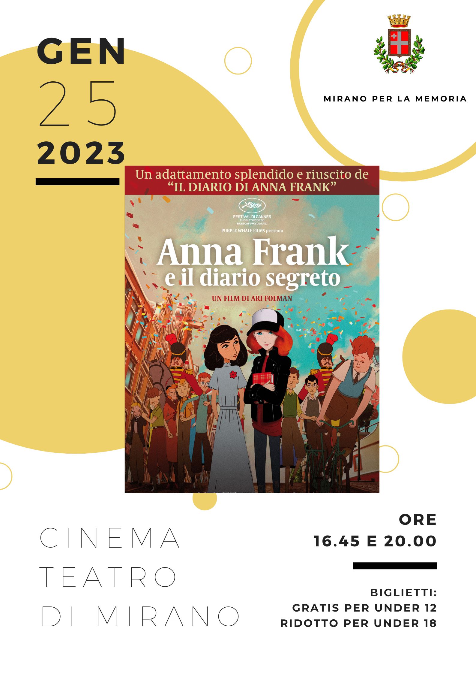 2023 01 25 Il diario di Anna Frank - film