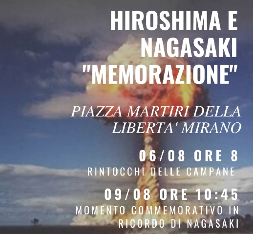 Memorazione Hiroshima e Nagasaki