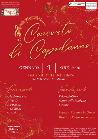 Concerto di Capodanno al Teatro Belvedere